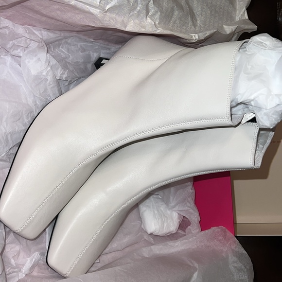Kat Maconie White Leather Ankle Boots Size 10 US / 41 EU - Picture 4 of 9